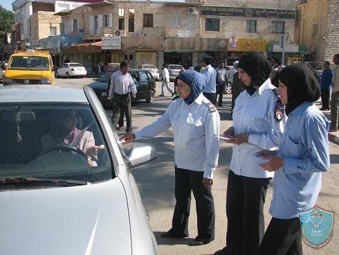 الشرطة الفلسطينية تحتفل باسبوع المرور العربي
