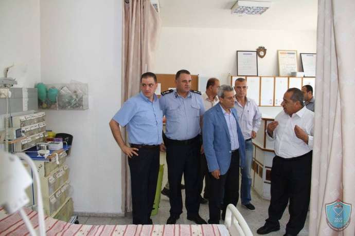الشرطة  تزور عدد من المؤسسات في قلقيلية