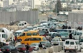 حاجز قلنديا شمال مدينة القدس المحتلة والأزمة المرورية الخانقة