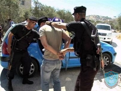 الشرطة تقبض على شخص متهم بالشروع بالقتل العمد في طوباس