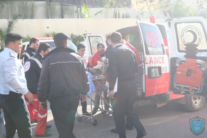 إصابة 4  مواطنين  بحادث سير في طوباس