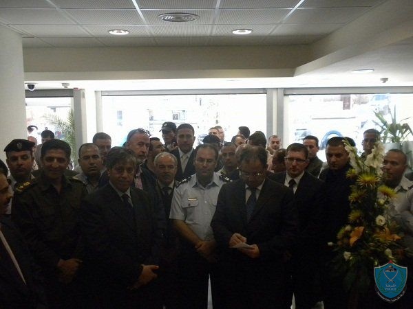 الشرطة تشارك بأفتتاح فرع البنك العربي في طوباس