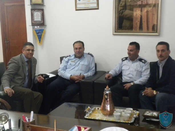 رئيس النيابة العامة  يزور مديرية شرطة محافظة طوباس