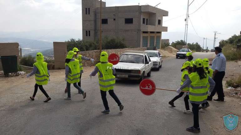الشرطة تعقد محاضرات تدريبية لفرق السلامة المرورية في نابلس