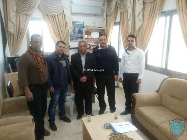 الشرطة تبحث التعاون المشترك مع بلديتي كفر الديك وبروقين بمحافظة سلفيت
