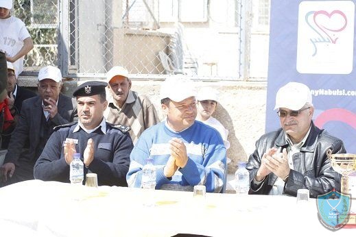 الشرطة تؤمن حفل اختتام ماراثون أرض بلادي جنة في محافظة نابلس