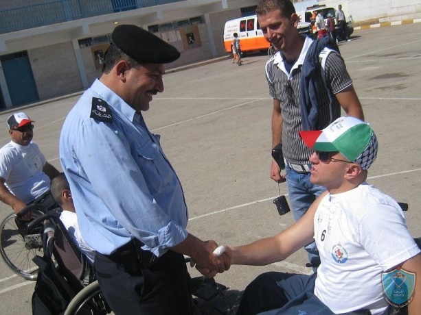 شرطة رام الله تشارك وتؤمن ماراثون لذوي الاحتياجات الخاصة