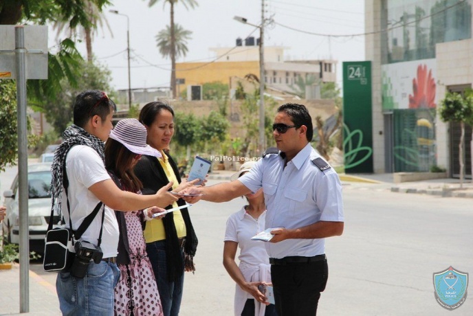 الشرطة تطلق حملة ومشروع توعية للسياحة الأجنبية في اريحا