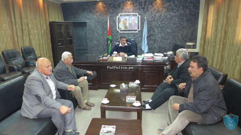 الشرطة ومجلس قروي قبلان تبحثان سبل التعاون المشترك في نابلس