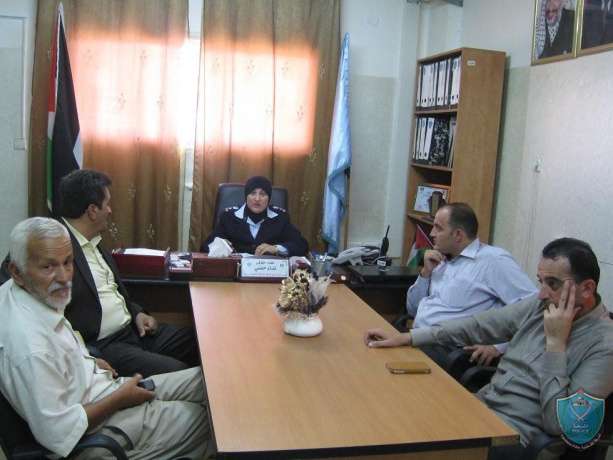 الشرطة ومجلس محلي حجة يبحثون سبل تعزيز التعاون المشترك في قلقيلية