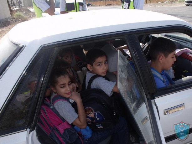 الشرطة تطلق حملة رقابة مرورية على حافلات المدارس ورياض الأطفال في أريحا