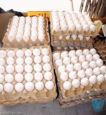 شرطة رام الله تضبط ٢٢ الف  بيضه فاسده في بلدة ابو فلاح