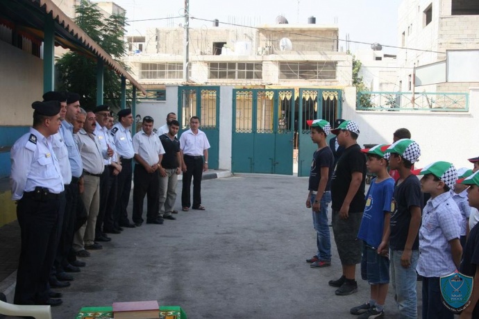 الشرطة تنظم حفل ختامي للمخيم الصيفي الشرطي (أصدقاء الشرطة الرابع) في قلقيلية