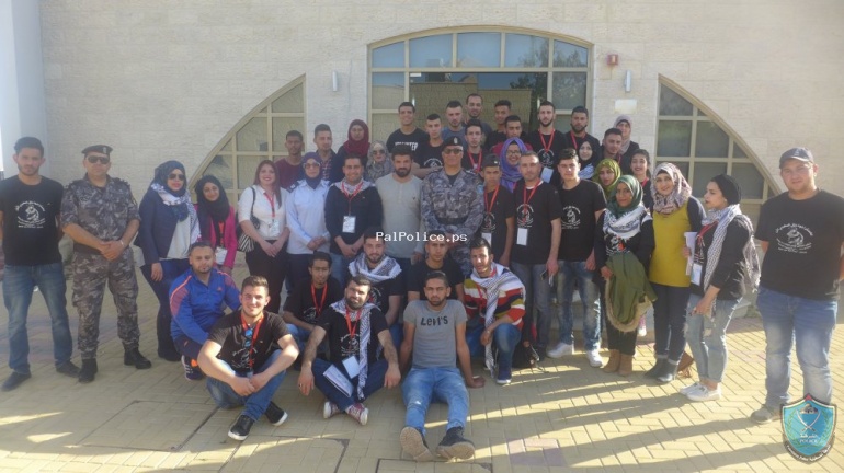 كلية فلسطين للعلوم الشرطية تستضيف معسكر أخوة دلال الشبابي