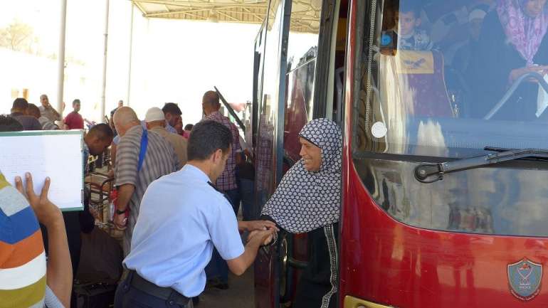 الشرطة : وصول قوافل الحجاج و معبر الكرامة مفتوح 24 ساعة