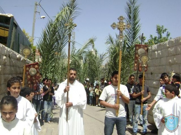 الشرطة تشارك الطوائف المسيحية في محافظة جنين بمناسبة أعياد الفصح المجيد