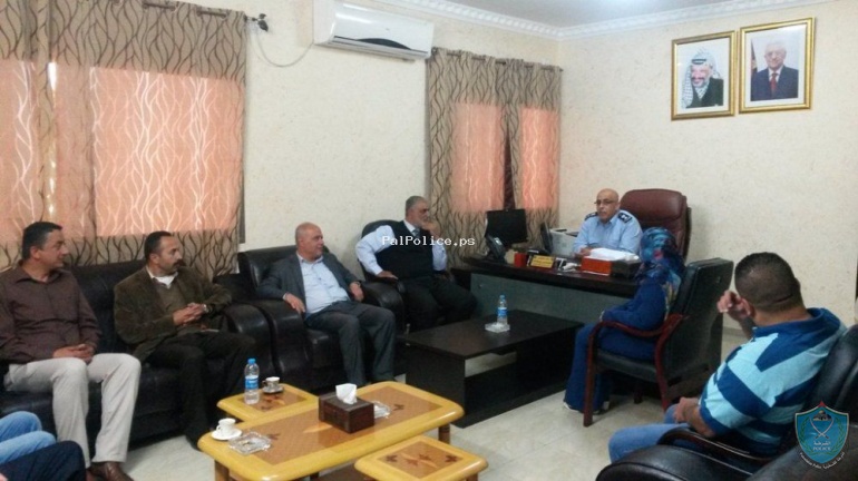 مجلس خدمات مخيم نور شمس يشيد بأداء شرطة محافظة طولكرم