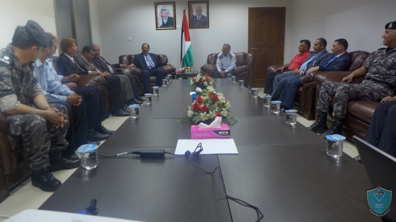 أريحا :كلية فلسطين للعلوم الشرطية تستضيف وفدا من سلاح الجو الأردني