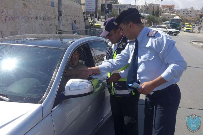 الشرطة تنظم حملة توعوية للسائقين بمناسبة إقتراب فصل الشتاء في بيت لحم