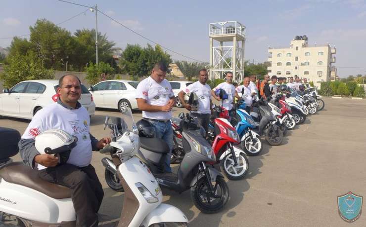 الشرطة تنظم يوم للدراجات النارية في أريحا