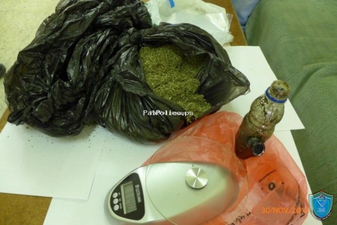 Police seize suspected narcotic material in Jenin
