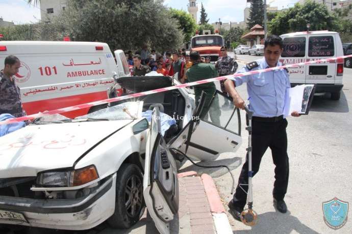 الشرطة تشارك في سيناريو يحاكي زلزال وحادث سير في سلفيت