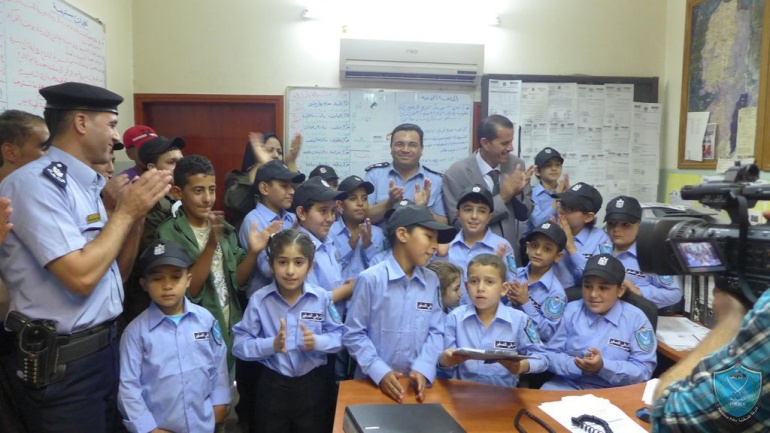 الشرطة تستضيف مخيم دعم أطفال مرضى السرطان (تالا وفخامة الرئيس محمود عباس) في جنين