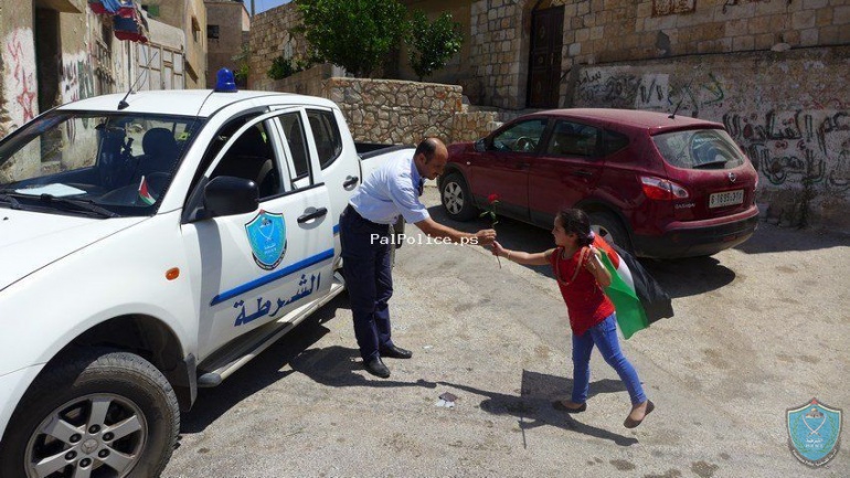 الشرطة تتلقى التهاني بمناسبة عيد الشرطة الفلسطينية