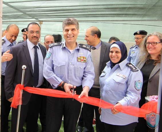 Major General Hazem Attallah opens a unified service center for women survivors of domestic violence in Palestine