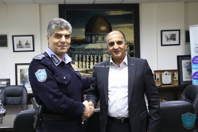 اللواء حازم عطالله يستقبل السفير الفلسطيني في بلغاريا