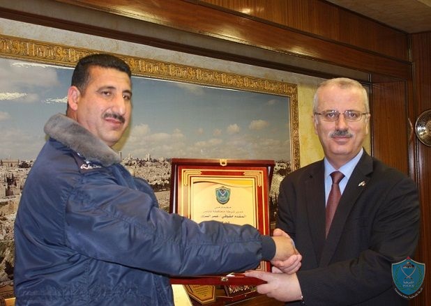 رئيس جامعة النجاح يستقبل وفدا من شرطة محافظة نابلس
