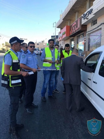 شرطة المرور تشارك بتنظيم حملة بعنوان رمضان بأمان في بيت لحم