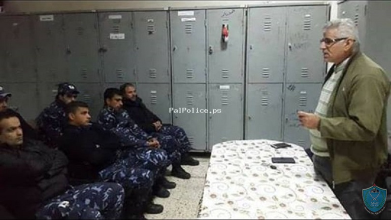 هيئة التوجيه السياسي تلتقي منتسبي الشرطة الخاصة في الخليل
