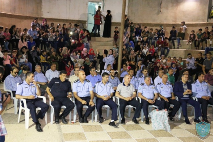 الشرطة وجمعية التنمية الوطنية ينظمان إفطارا رمضانيا في نابلس