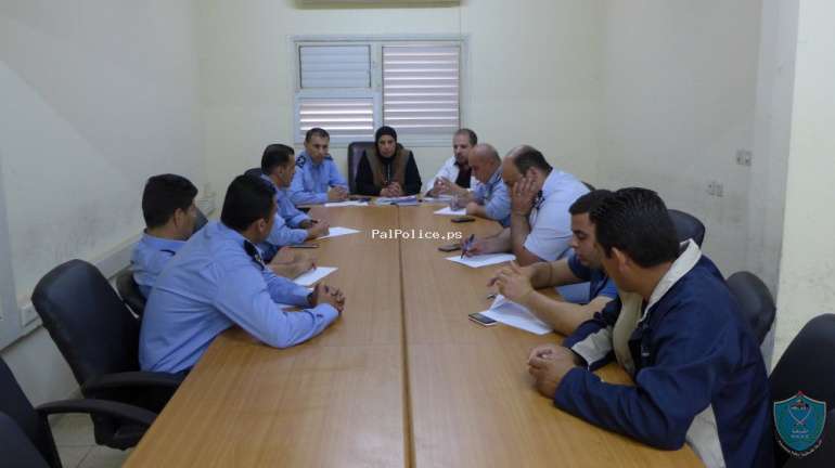 الشرطة تنظم محاضرة حول مخاطر الأمراض المزمنة لعدد من منتسبيها في قلقيلية