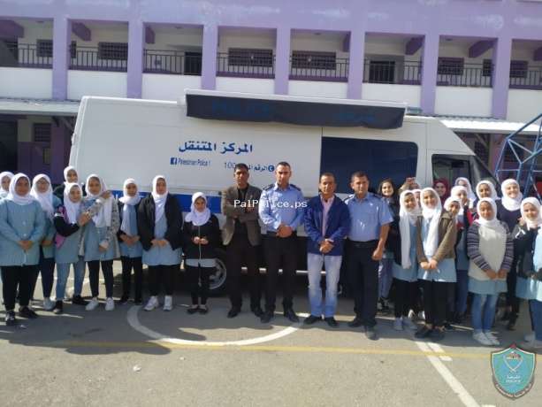 الشرطة تستهدف 250 طالب وطالبة بمحاضرات توعية في سلفيت