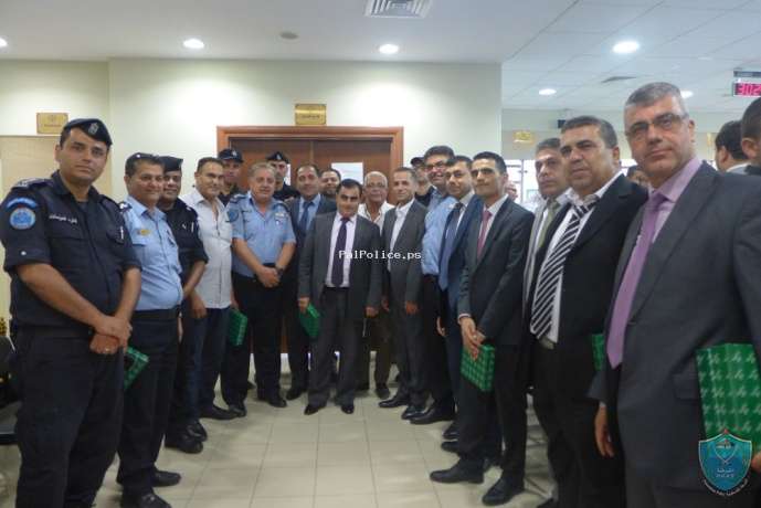 الشرطة تشارك في حفل بمناسبة يوم المحامي الفلسطيني في قلقيلية