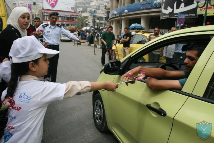الشرطة تختتم فعاليات اسبوع المرور العربي في نابلس