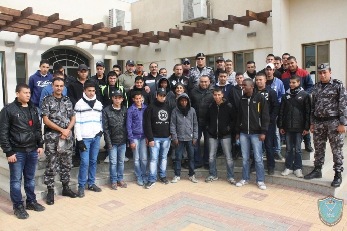 50 طالبا من مدرسة دار الأيتام المقدسية في ضيافة كلية فلسطين للعلوم الشرطية باريحا