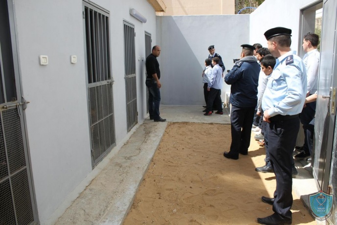 الشرطي الصغير يزور مديرية شرطة نابلس