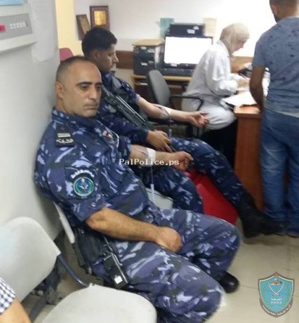 الشرطة تتبرع بالدم لصالح المرضى المحتاجين في بيت لحم