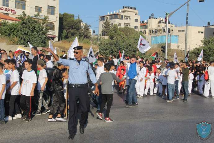 الشرطة تشارك وتؤمن حفل افتتاح الأسبوع الاولمبي الوطني في رام الله