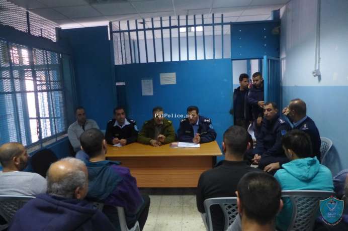 الشرطة تنظم محاضرة تثقيف صحي لنزلاء مركز الإصلاح والتأهيل في جنين