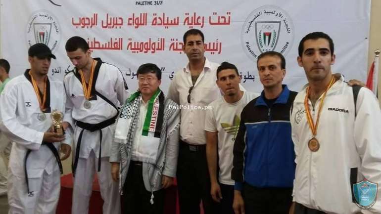 فريق نادي الشرطة للتايكواندو  يحرز فضتين وبرونزية وكأس الفريق المثالي في بطولة السفير الكوري للتايكواندو في فلسطين