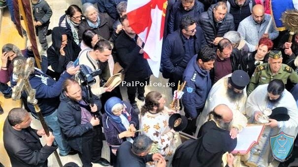 الشرطة تشارك وتؤمن احتفال الطائفة الارثوذكسية بعيد سبت اليعازر في العيزرية