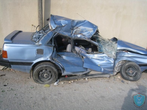 مصرع  مواطن بحادث سير ذاتي في نابلس