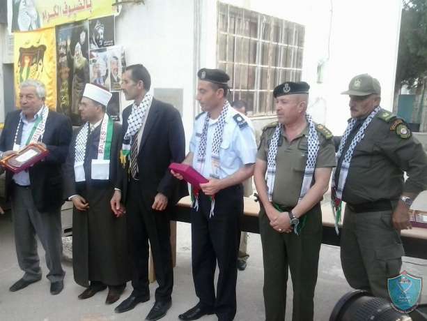 حركة فتح في كفر عبوش تكرم شرطة محافظة قلقيلية