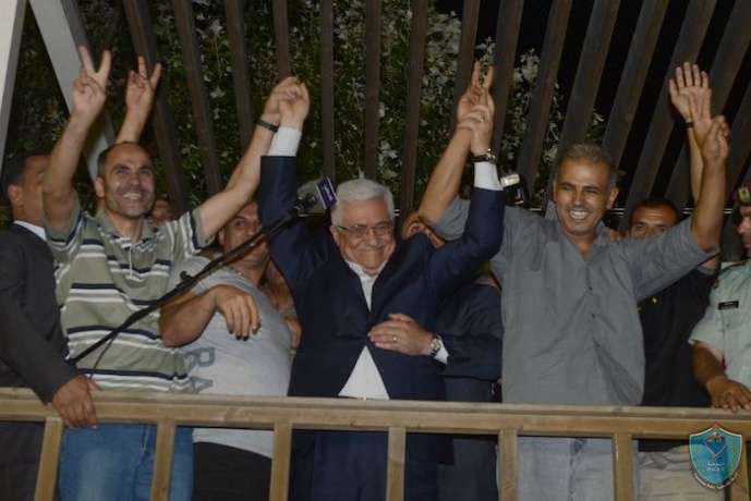 فخامة الرئيس : لن يهدأ لنا بال الا بتحرير كافة الأسرى