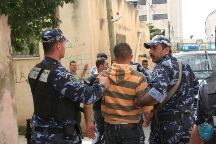 الشرطة تفض شجار في نابلس