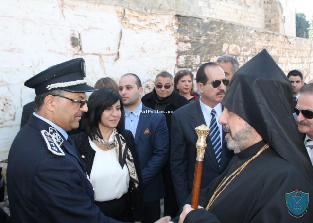 الشرطة تؤمن وتشارك بإستقبال غبطة البطريرك نورهان مانوجيان في بيت لحم